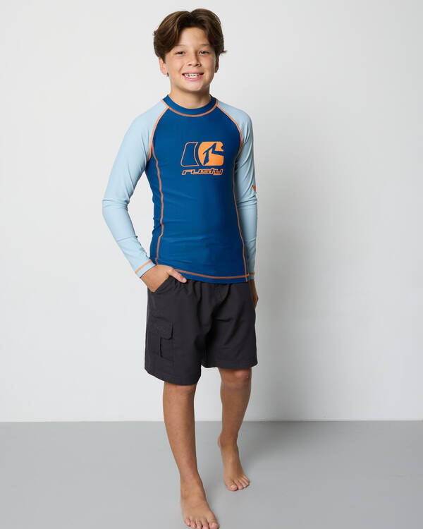 Rusty Boys' Y2SHAY Long Sleeve Wetshirt for Mens