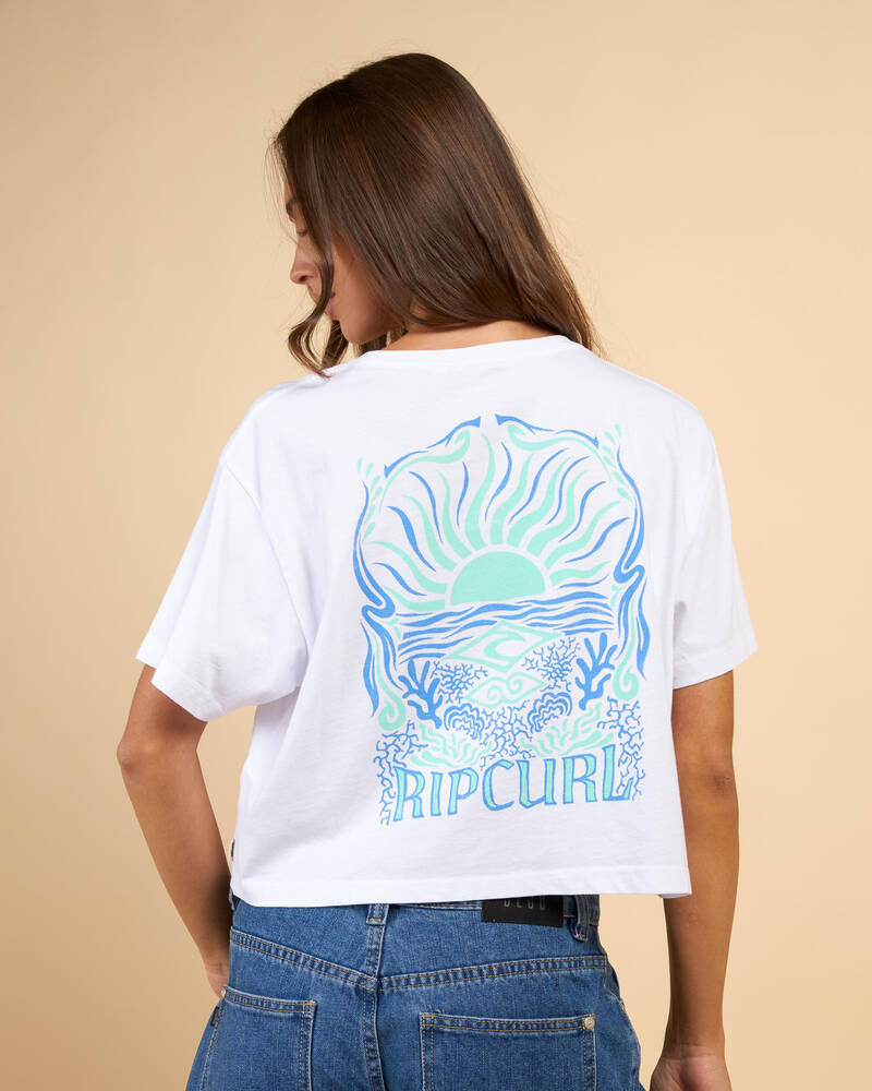 Rip Curl Sunrise Crop T-Shirt for Womens