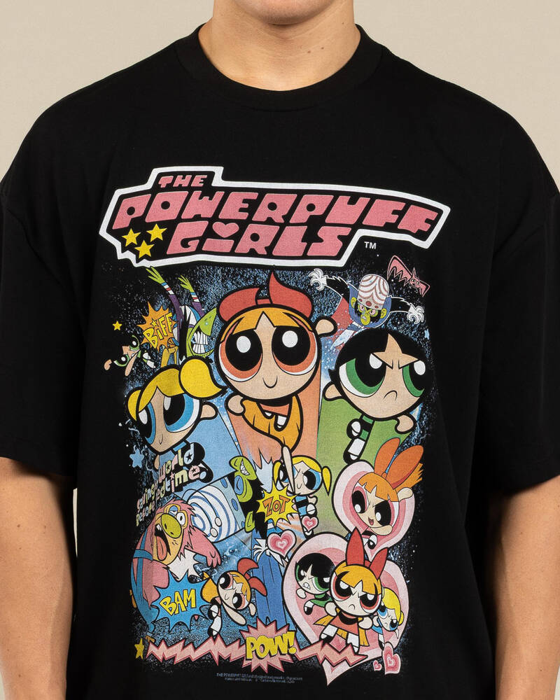 Threadheads Powerpuff Girls Vintage Oversized T-Shirt for Mens