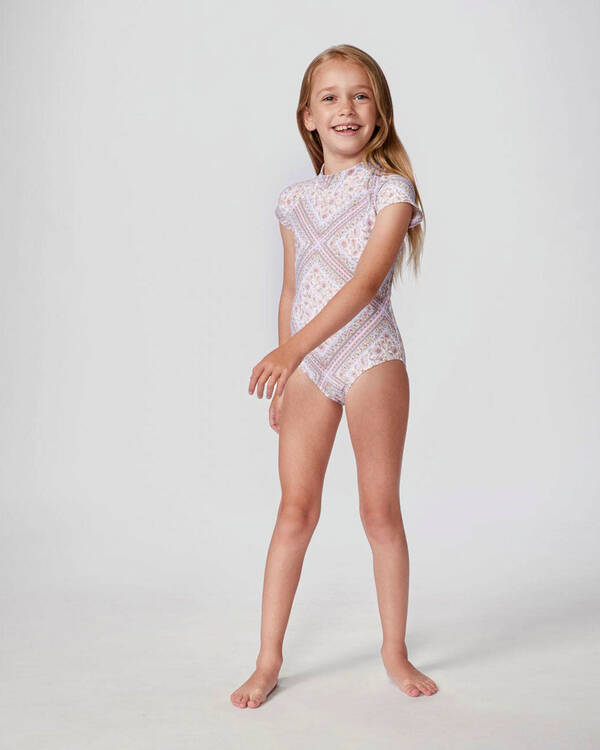 Rip Curl Toddlers' Moonflower Short Sleeve Surfsuit for Womens