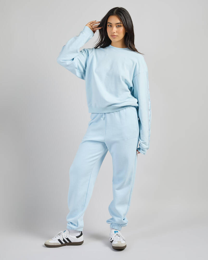 Champion Lux Taping Relaxed Fit Sweatshirt for Womens