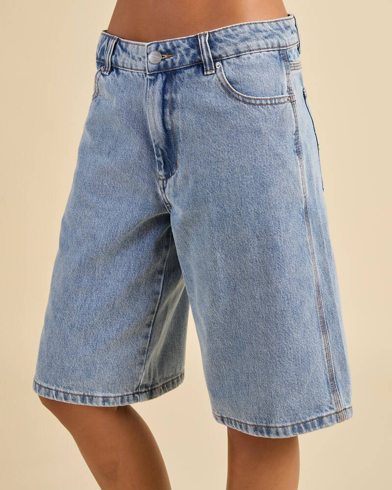 Worship Supplies Going Nuts Big Baggy Denim Shorts for Womens