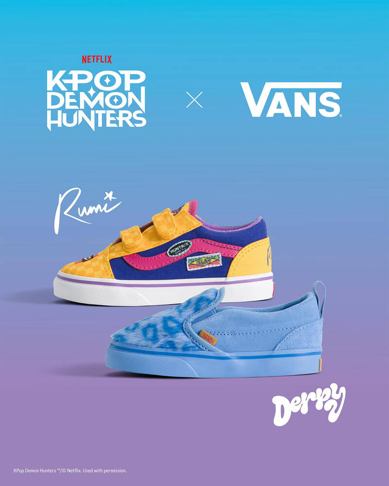 Vans Toddlers' KPop Demon Hunters Old Skool V Shoes for Unisex