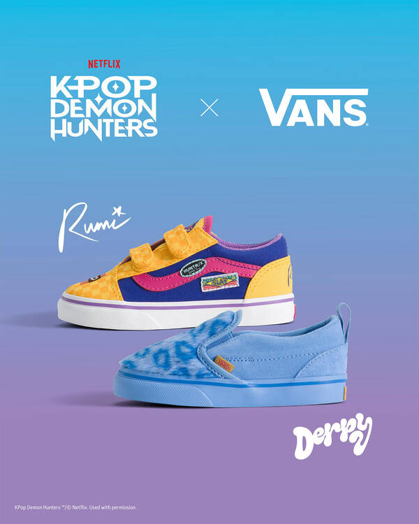 Vans Toddlers' KPop Demon Hunters Old Skool V Shoes for Unisex