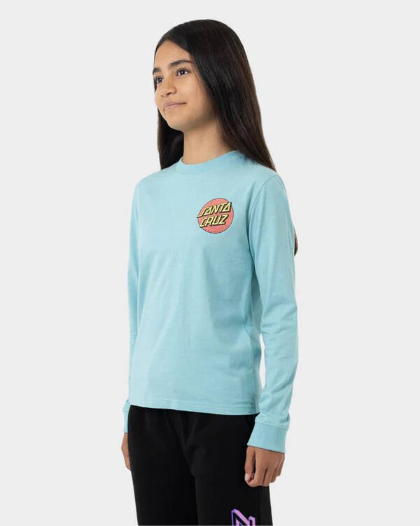 Santa Cruz Girls' Sprinkle Dot Long Sleeve T-Shirt for Womens