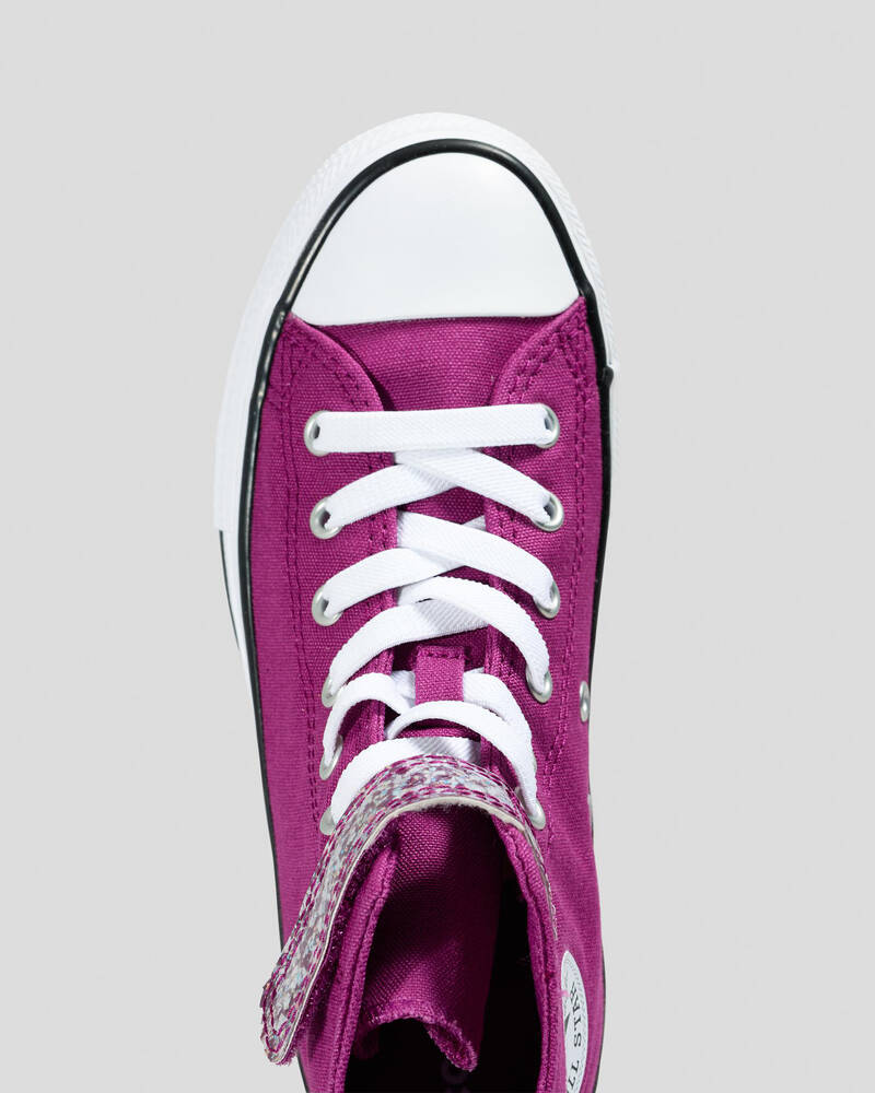 Converse Girls' Chuck Taylor All Star Shimmer Easy-On Shoes for Womens