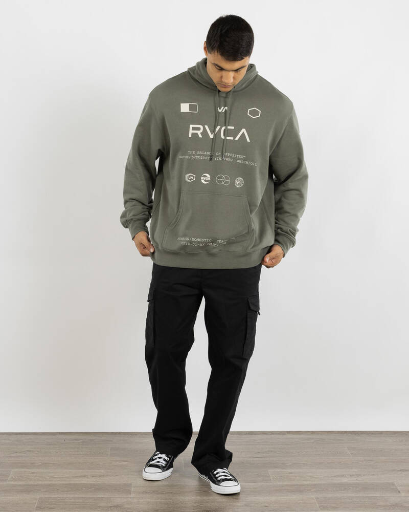 RVCA Multi Icons Hoodie for Mens