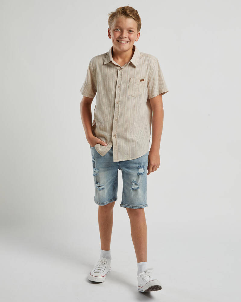 Skylark Boys' Novella Short Sleeve Shirt for Mens