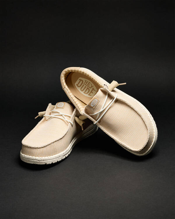 HEYDUDE Wally Stretch Canvas Shoes for Mens