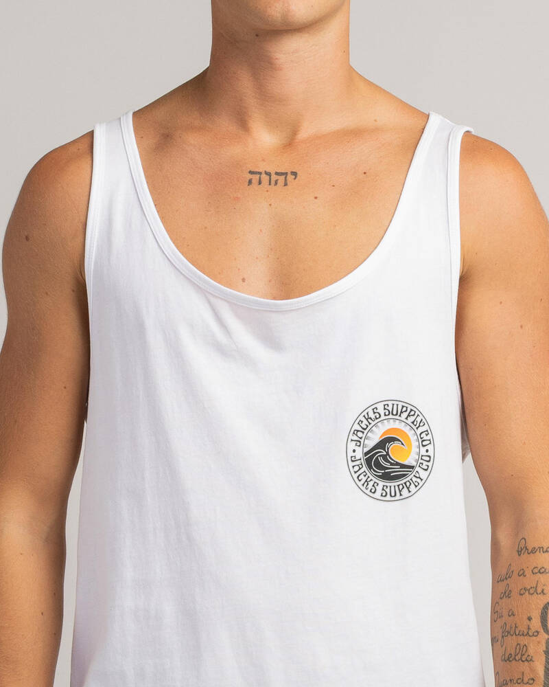 Jacks Rising Sun Singlet for Mens