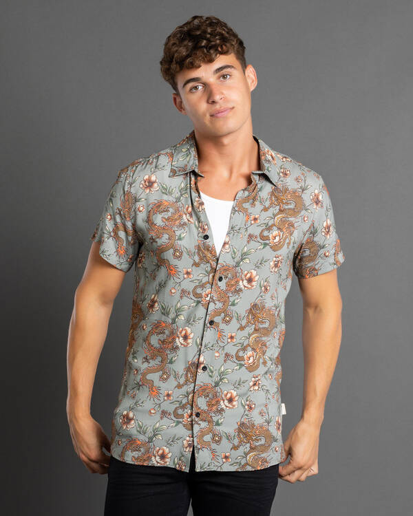 Lucid Temple Short Sleeve Shirt for Mens
