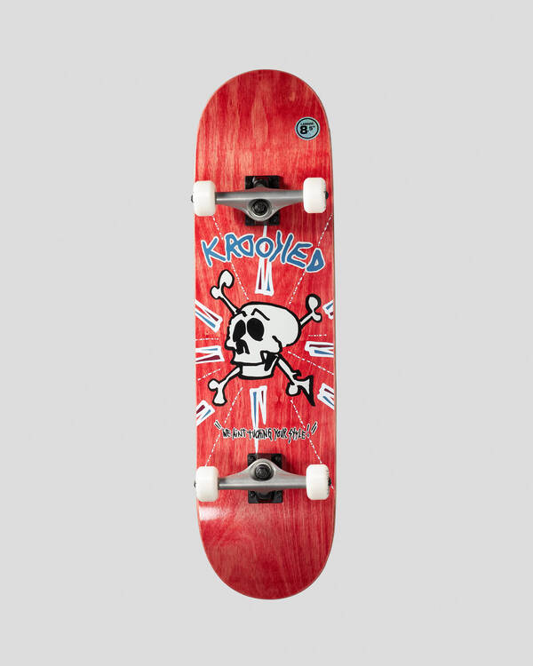 Krooked Style 8.5" Complete Skateboard for Unisex