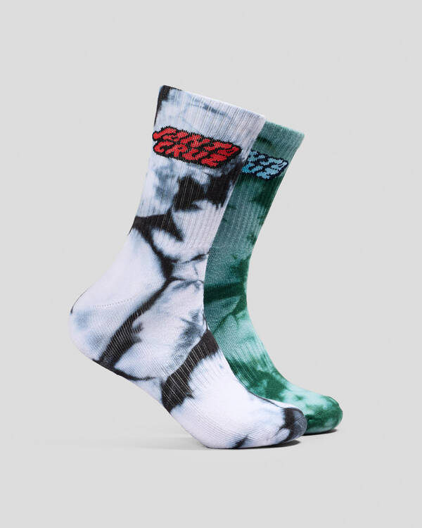 Santa Cruz Comic Stack Crew Socks 2 Pack for Mens