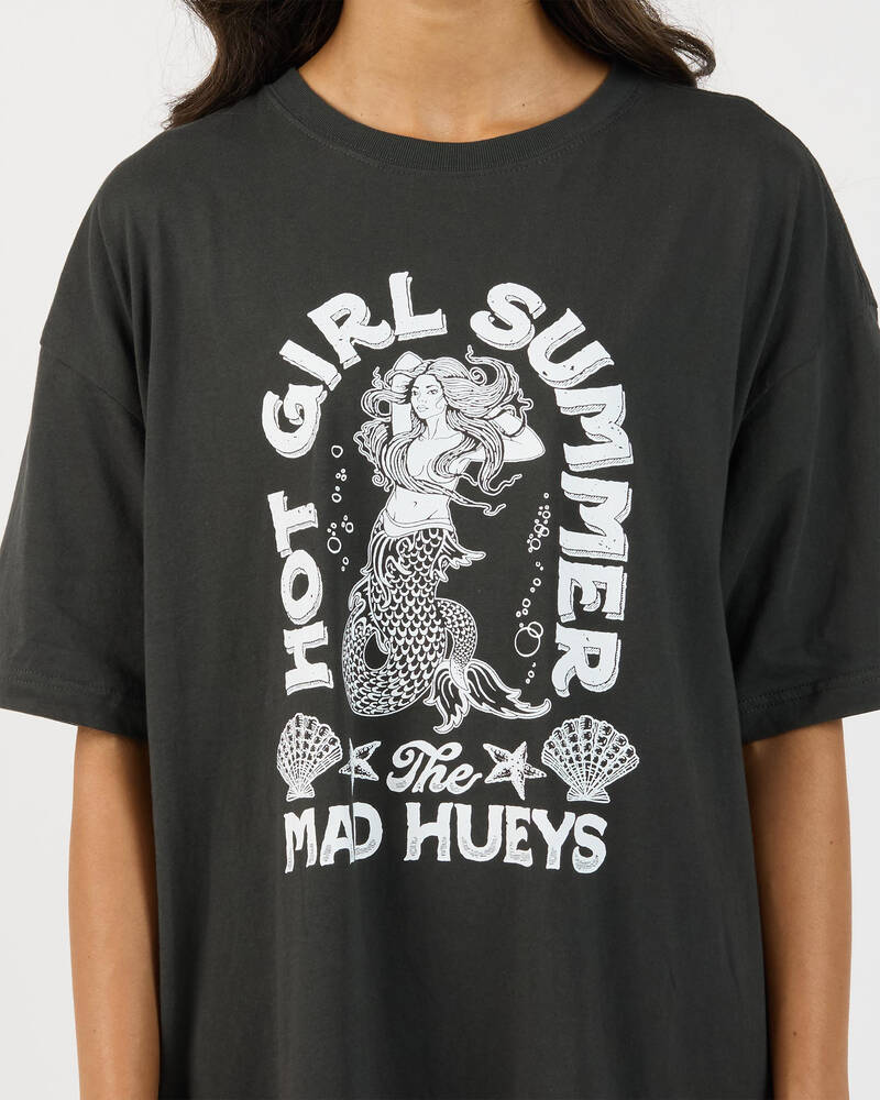 The Mad Hueys Hot Girl Summer T-Shirt Dress for Womens