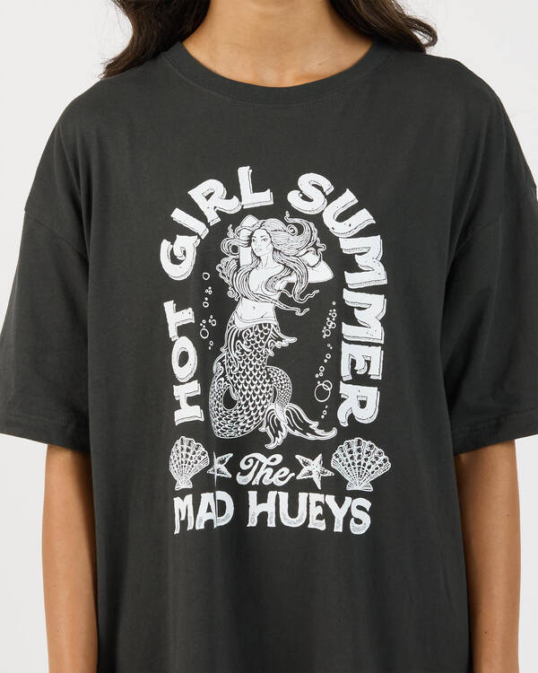 The Mad Hueys Hot Girl Summer T-Shirt Dress for Womens