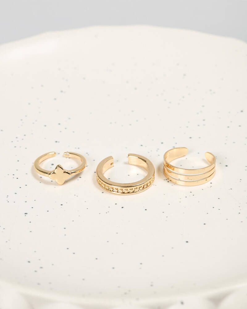 Karyn In LA Zyoti Toe Ring Pack for Womens