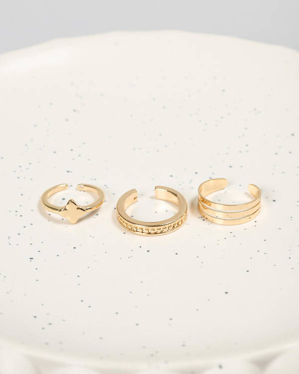 Karyn In LA Zyoti Toe Ring Pack for Womens