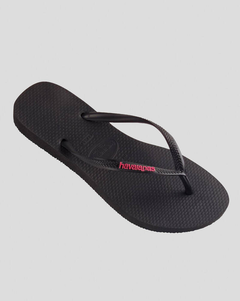 Havaianas Slim Logo Thongs for Womens