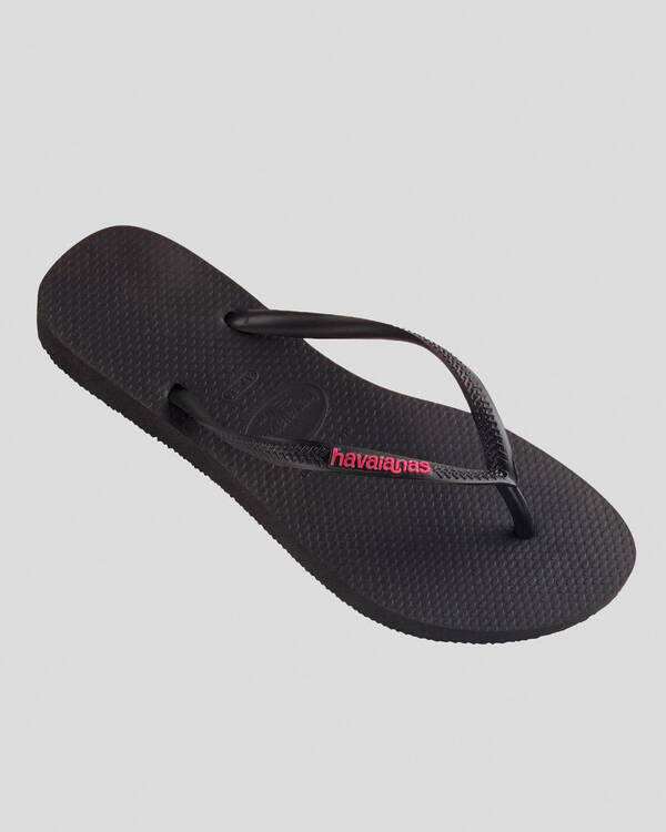 Havaianas Slim Logo Thongs for Womens
