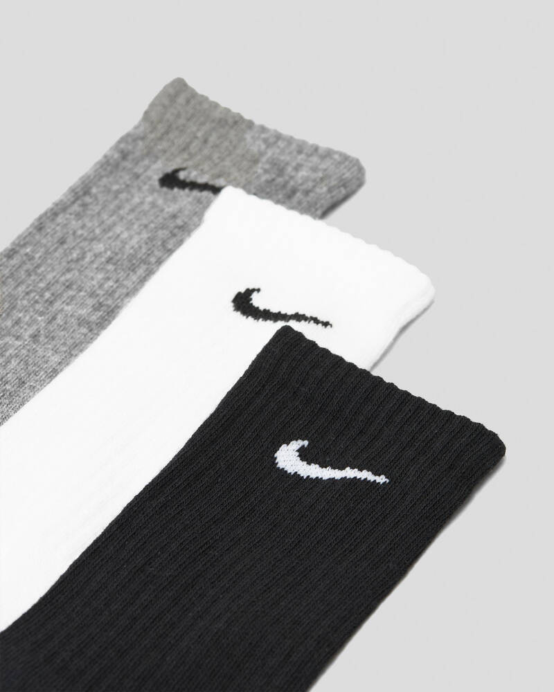 Nike Everyday Cushion Crew Socks 3 Pack for Mens