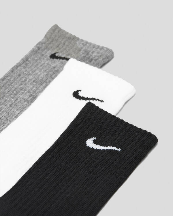 Nike Everyday Cushion Crew Socks 3 Pack for Mens