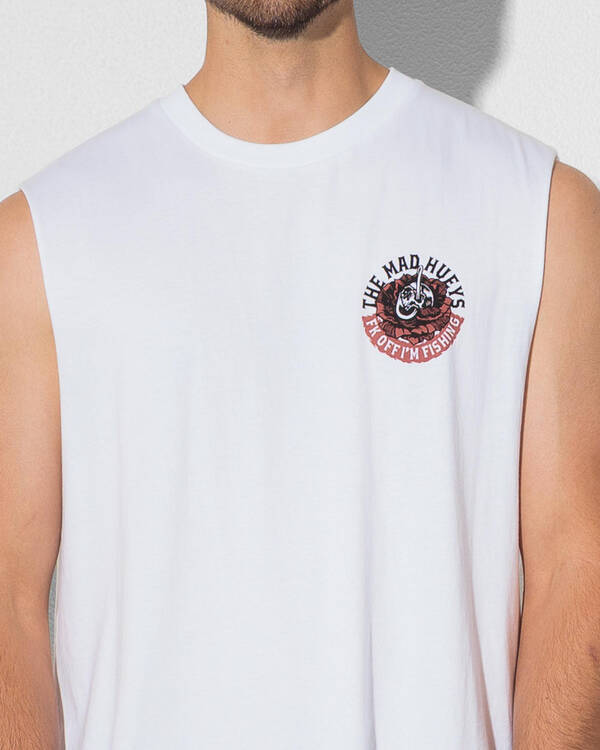 The Mad Hueys Shield FK Off Muscle Tank for Mens