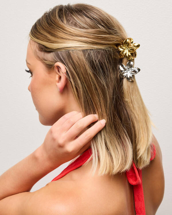 Karyn In LA Baby Frangipani Hair Claw Clip Pack for Womens