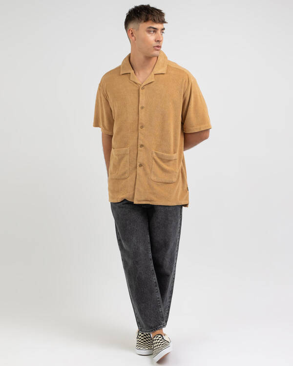 Brixton Bunker Reserve Terry Short Sleeve Shirt for Mens