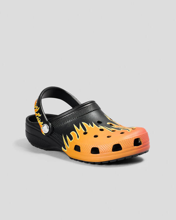 Crocs Kids Classic Flames Clog for Unisex