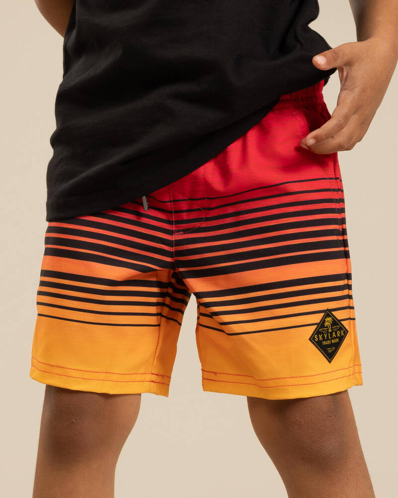 Skylark Toddlers' Linear Elastic Waist Shorts for Mens