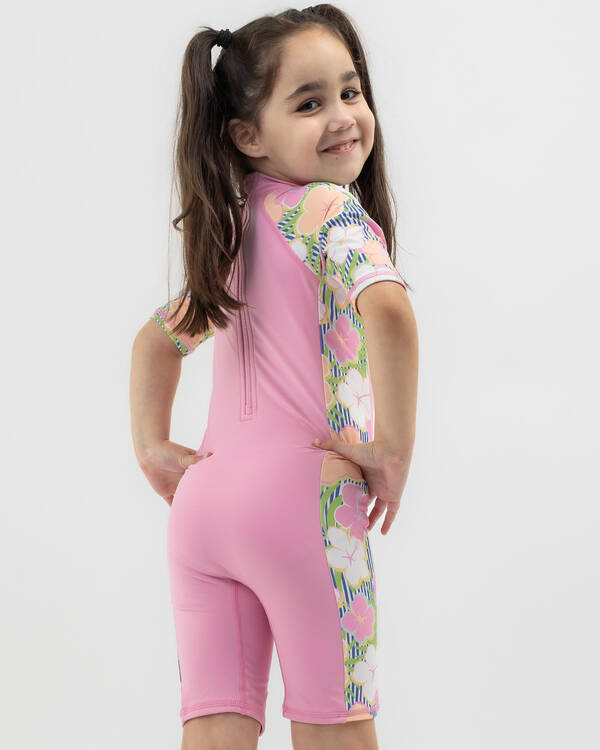 Roxy Toddlers' Tiny Flower Long Sleeve Surfsuit for Womens