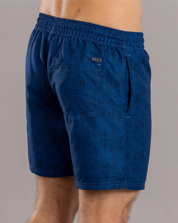 Lucid Encrypted Elastic Waist Shorts for Mens
