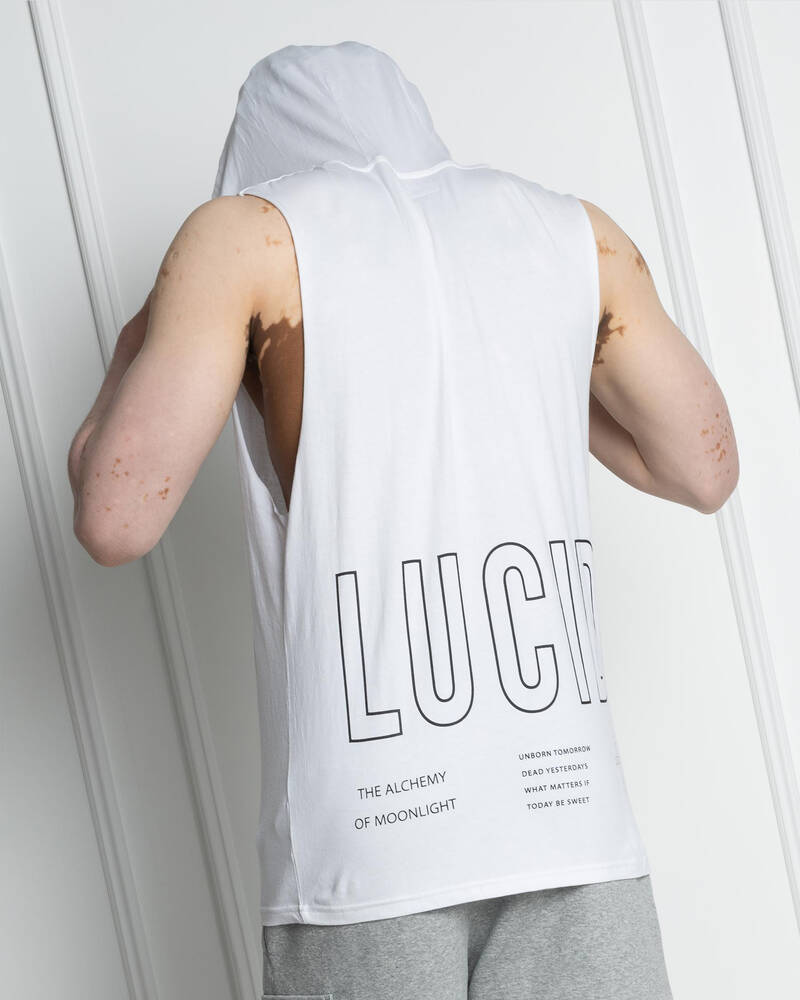 Lucid Monarch Hooded Muscle Tank for Mens
