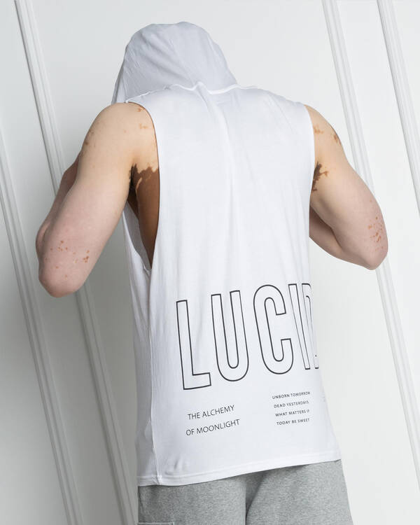 Lucid Monarch Hooded Muscle Tank for Mens