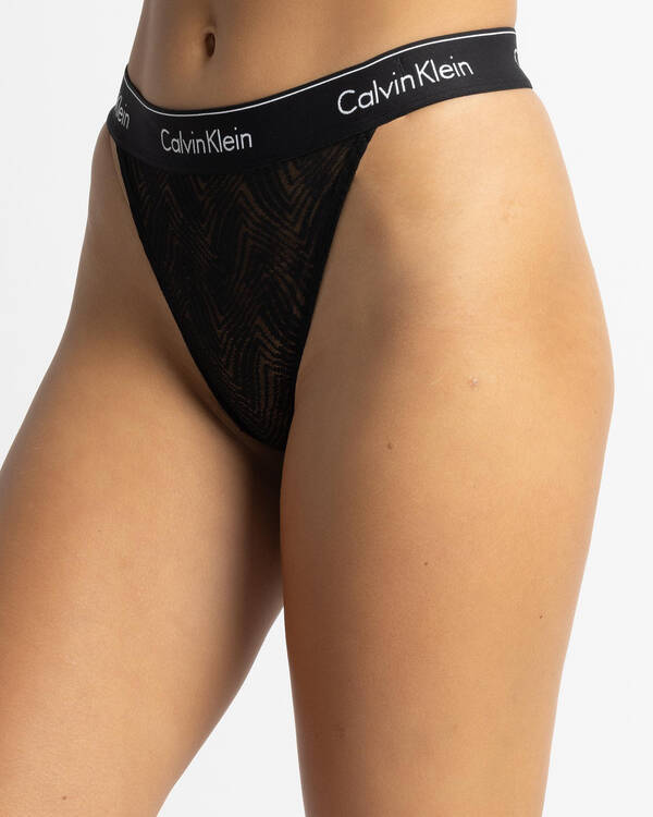 Calvin Klein Modern Lace String Thong for Womens