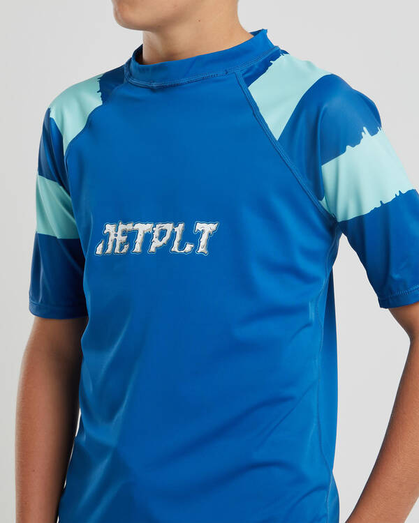 Jetpilot Slime Boys' Short Sleeve Rash Vest for Mens