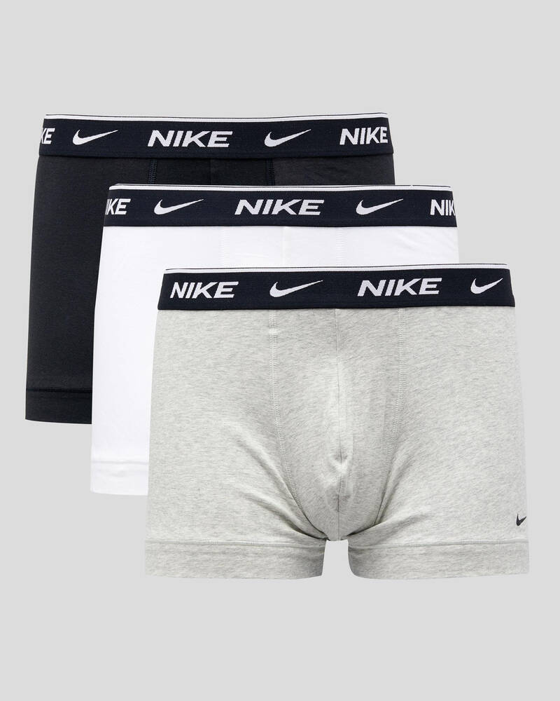 Nike Everyday Cotton Stretch Trunks 3 Pack for Mens