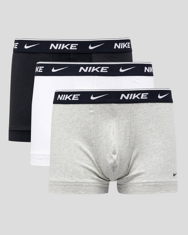 Nike Everyday Cotton Stretch Trunks 3 Pack for Mens