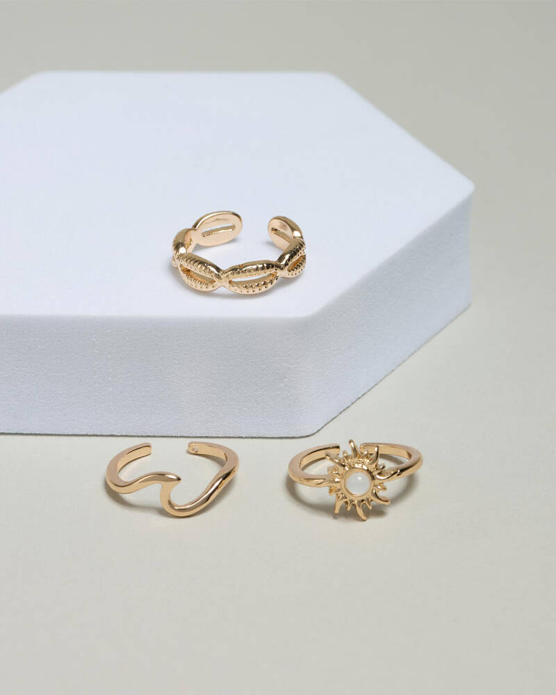 Karyn In LA Ava Toe Ring Pack for Womens