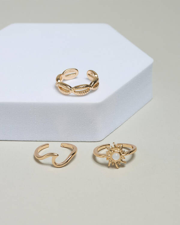 Karyn In LA Ava Toe Ring Pack for Womens
