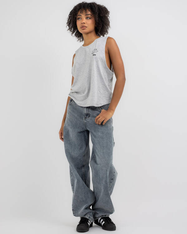 Fox Numerical Biker Tank for Womens