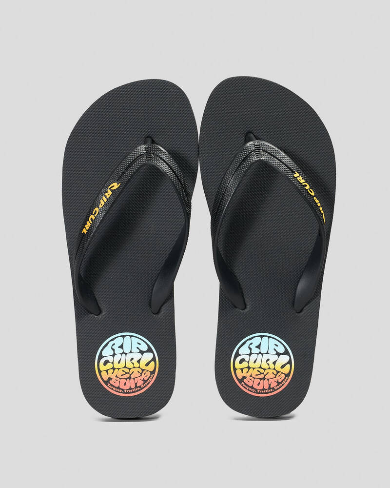 Rip Curl Boys' Wetty Fade Bloom Thongs for Mens