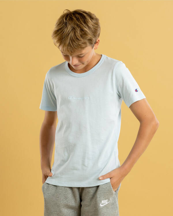 Champion Boys' Tonal Script T-Shirt for Mens