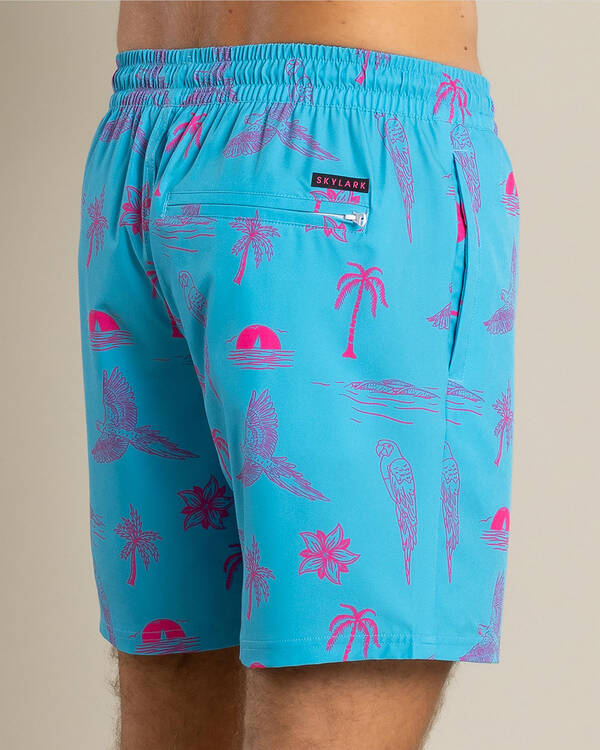Skylark Recline Elastic Waist Shorts for Mens