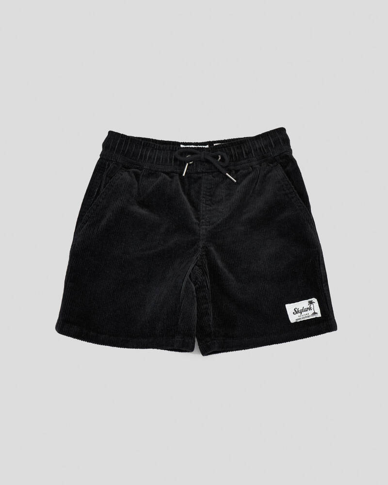 Skylark Toddlers' Cord Elastic Waist Shorts for Mens