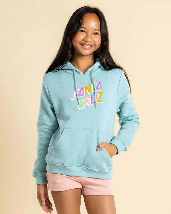 Santa Cruz Girls' Spirit Stack Strip Front Hoodie for Womens