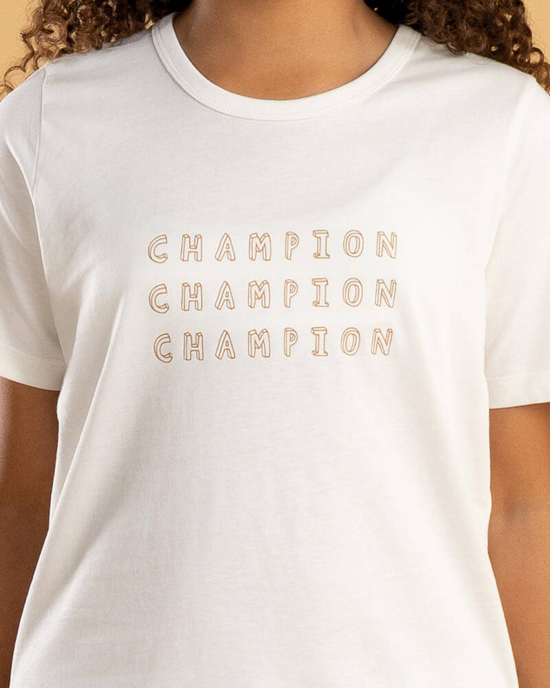 Champion Girls' Sporty T-Shirt for Womens