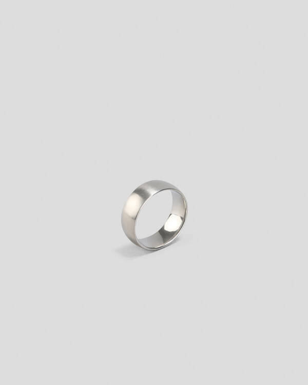 REPUBLIK Plain Silver Ring for Mens
