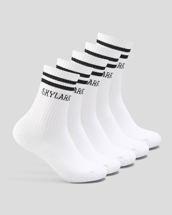 Boys' Chain Crew Socks 5 Pack