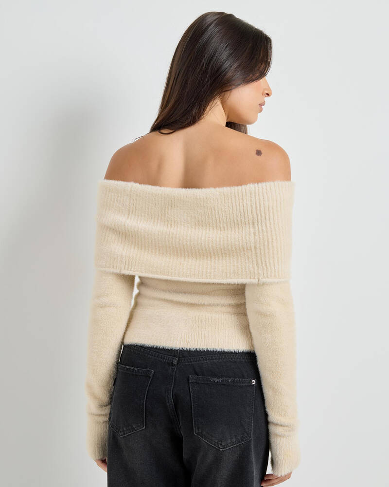 Ava And Ever Kris Off Shoulder Knit Top for Womens